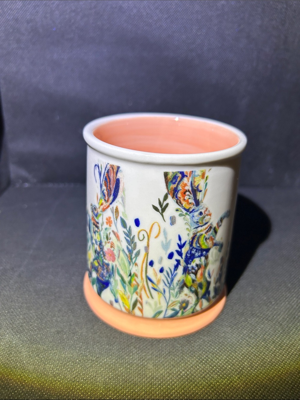 Starla M. Halfmann Dancing Hares Coffee Mug. - Picture 5 of 12
